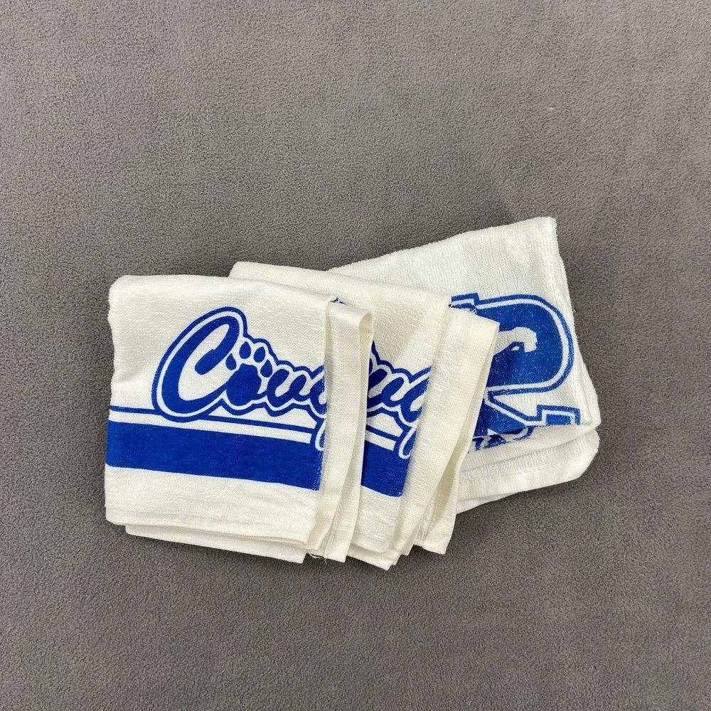 Vintage BYU Cougars White Rally Towel 15x24.5
